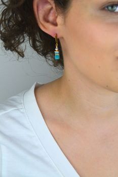 Coeur de Lion GeoCUBE® Precious Fusion Pearls – kolczyki turkusowe (1).jpg