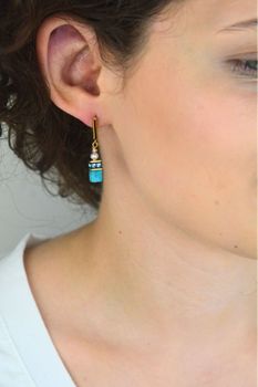 Coeur de Lion GeoCUBE® Precious Fusion Pearls – kolczyki turkusowe (2).jpg
