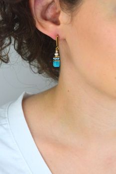 Coeur de Lion GeoCUBE® Precious Fusion Pearls – kolczyki turkusowe (3).jpg