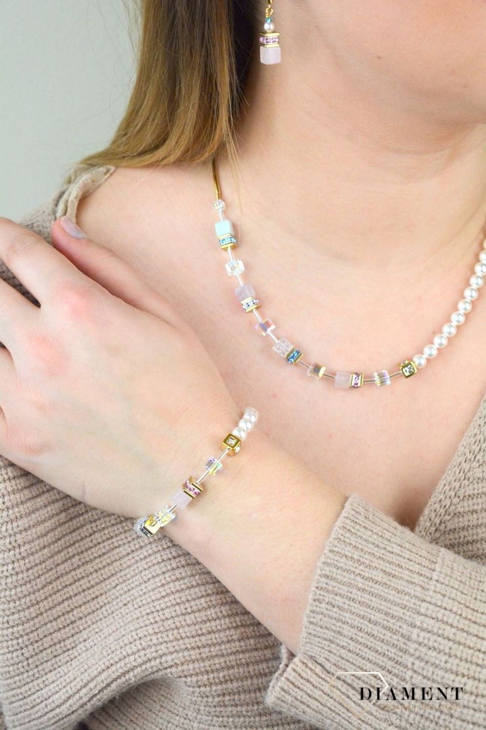 Bransoletka damska Swarovski Coeur De Lion Perł4a Swarovskiego® 5086301522.jpg