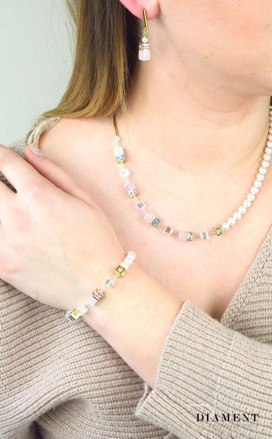 Bransoletka damska Swarovski Coeur De Lion Perł4a Swarovskiego® 5086301522.jpg