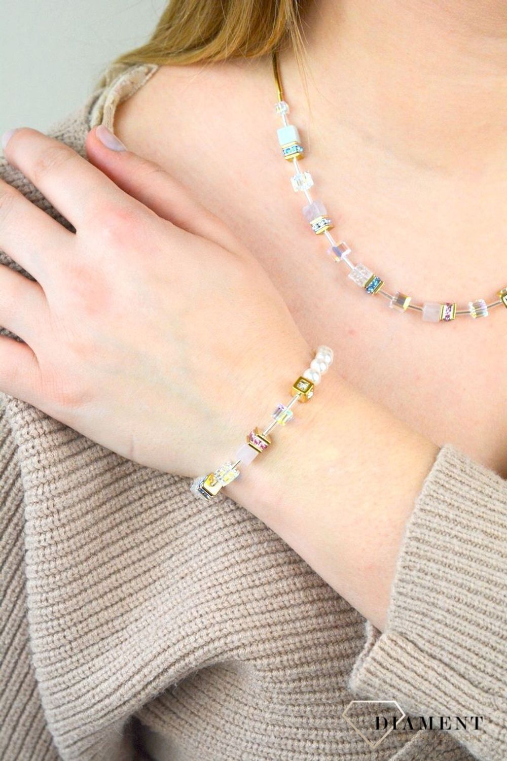 Bransoletka damska Swarovski Coeur De Lion Perł4a Swarovskiego® 5086301522.jpg