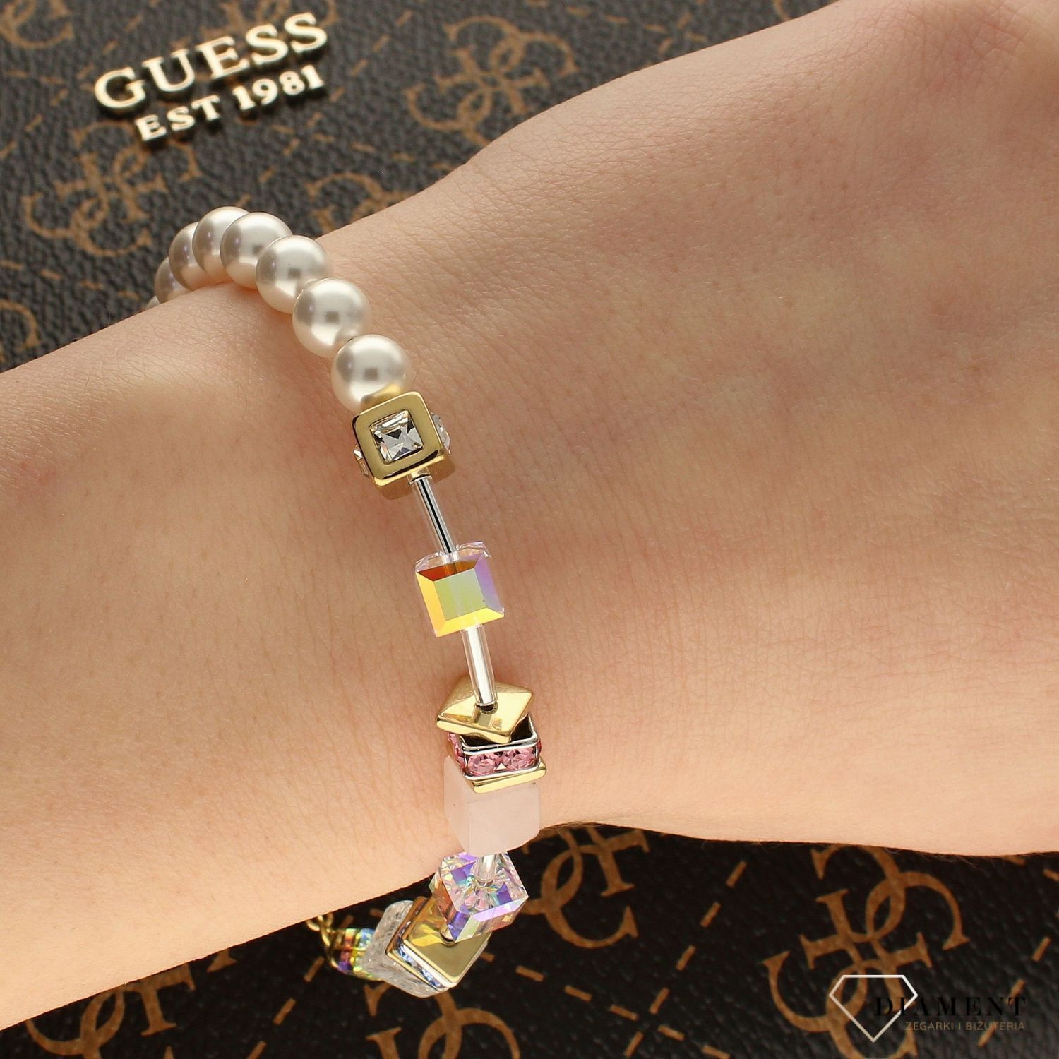 Bransoletka damska Swarovski Coeur De Lion Perł4a Swarovskiego® 5086301522.jpg