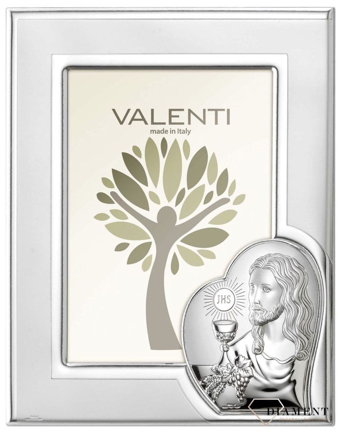 Srebrna ramka na zdjęcia Pamiątka Pierwszej Komunii Świętej 510674L. Pamiątka na Komunię. Prezent na komunię dla chłopca. Prezent na komunię dla dziewczynki. Ramka na zdjęcie komunijne..jpg