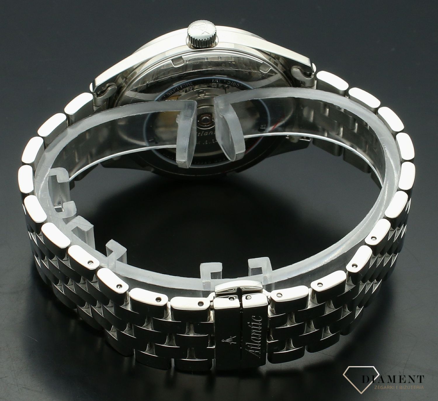 Zegarek męski na bransolecie Atlantic Worldmaster 517524165S. Męski zegarek automatyczny. Zegarek męski Atlantic. Zegarek męski z szafirowym szkłem. Zegarek męski Atlantic na bransolecie. Zegarek męski automaty (1).jpg