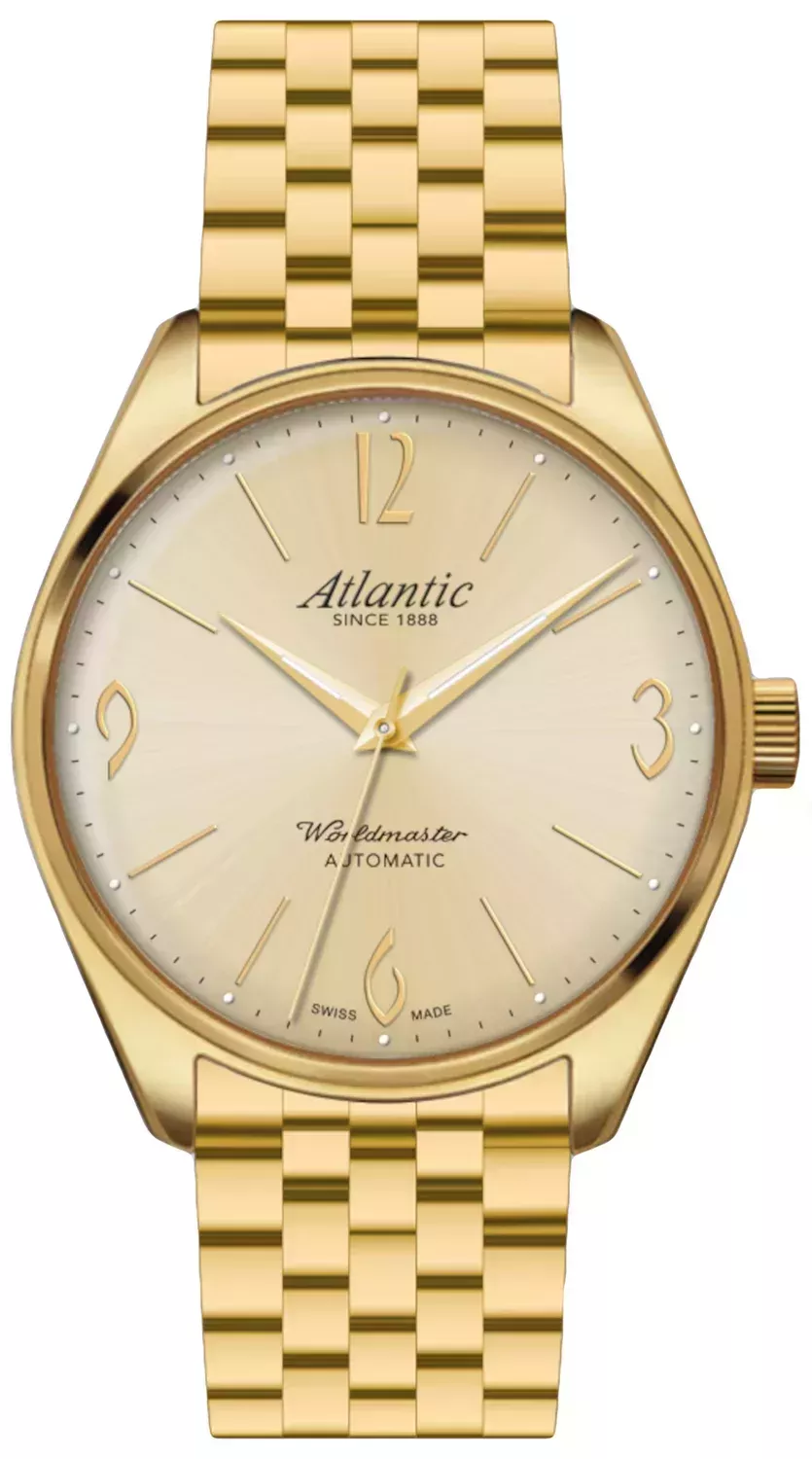 Zegarek damski Atlantic 51752.45.39GM z linii Worldmaster wyposażony jest w mechanizm automatyczny, który gromadzi energię dzięki wahnikowi. Naturalne ruchy reki powodują obroty wahnika.webp