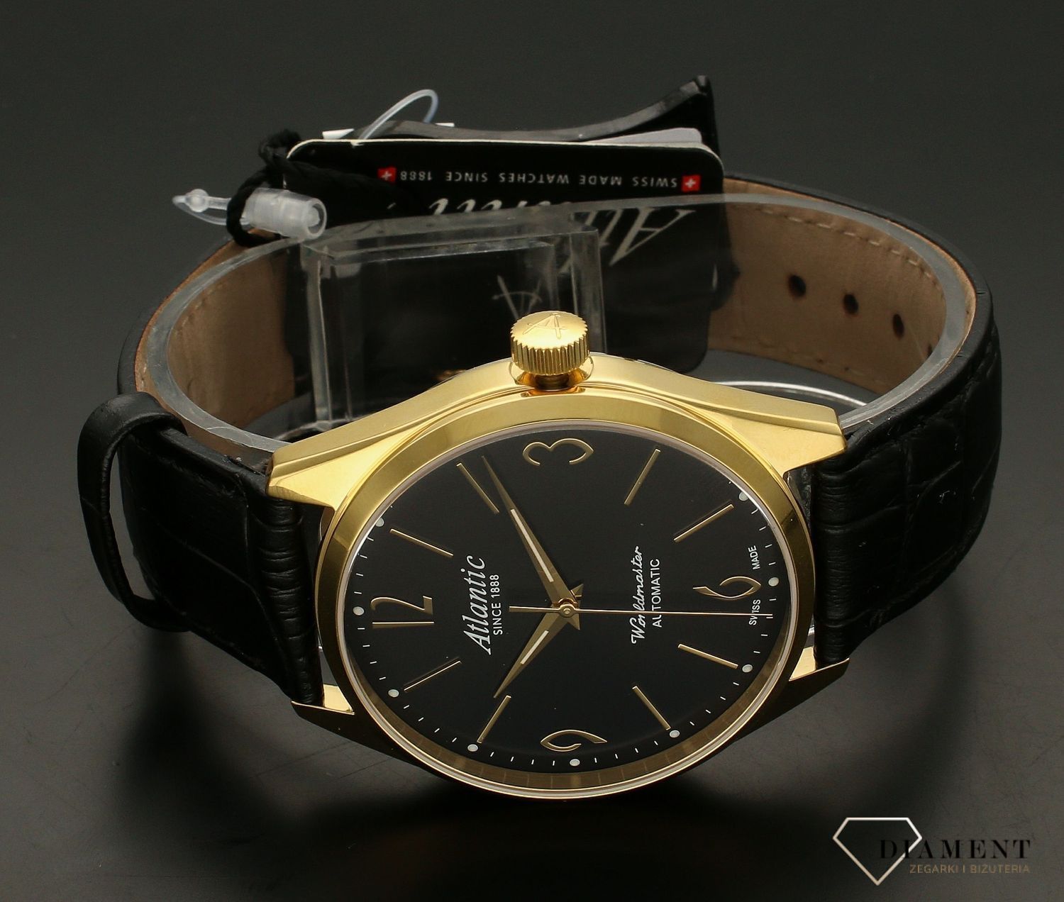 Zegarek damski Atlantic 51752.45.69G z linii Worldmaster wyposażony jest w mechanizm automatyczny, który gromadzi energię dzięki wahnikowi. Naturalne ruchy reki powodują obroty wahnika.webp