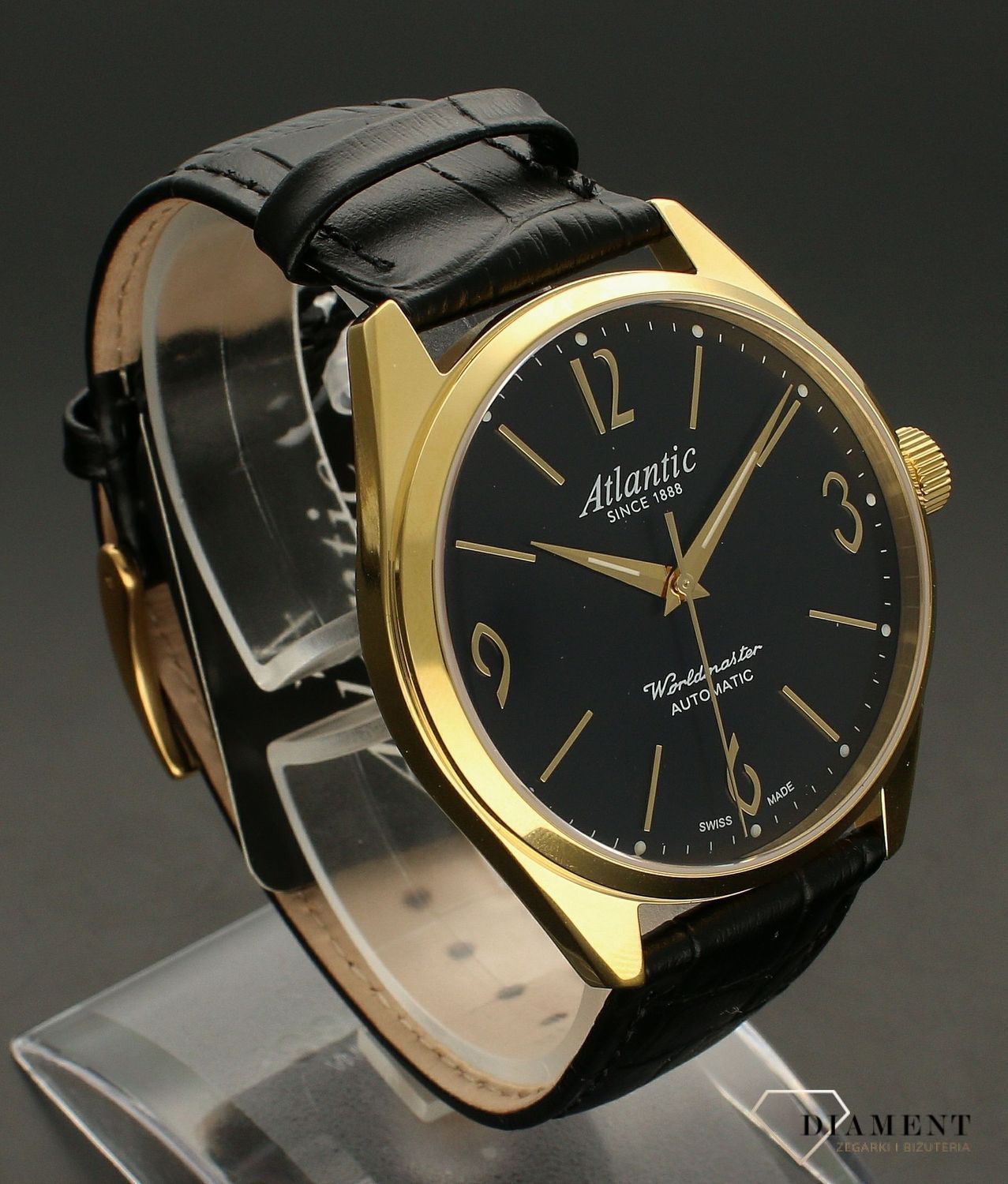 Zegarek damski Atlantic 51752.45.69G z linii Worldmaster wyposażony jest w mechanizm automatyczny, który gromadzi energię dzięki wahnikowi. Naturalne ruchy reki powodują obroty wahnika.webp