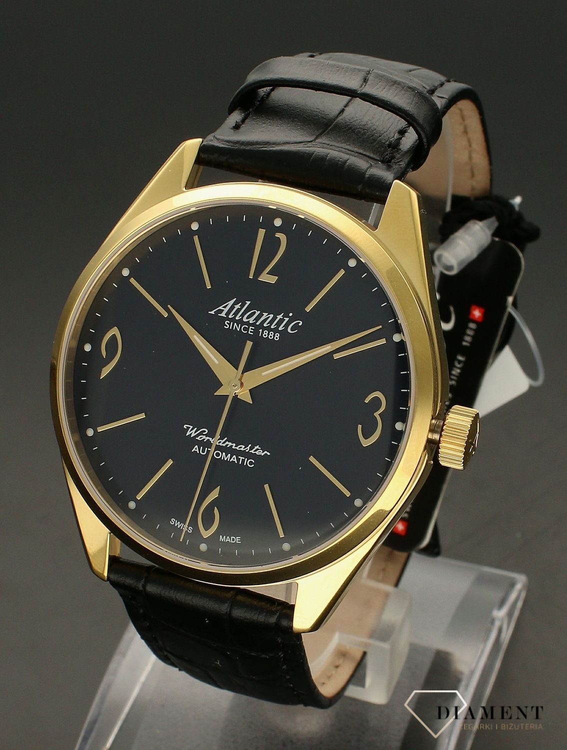 Zegarek damski Atlantic 51752.45.69G z linii Worldmaster wyposażony jest w mechanizm automatyczny, który gromadzi energię dzięki wahnikowi. Naturalne ruchy reki powodują obroty wahnika.webp