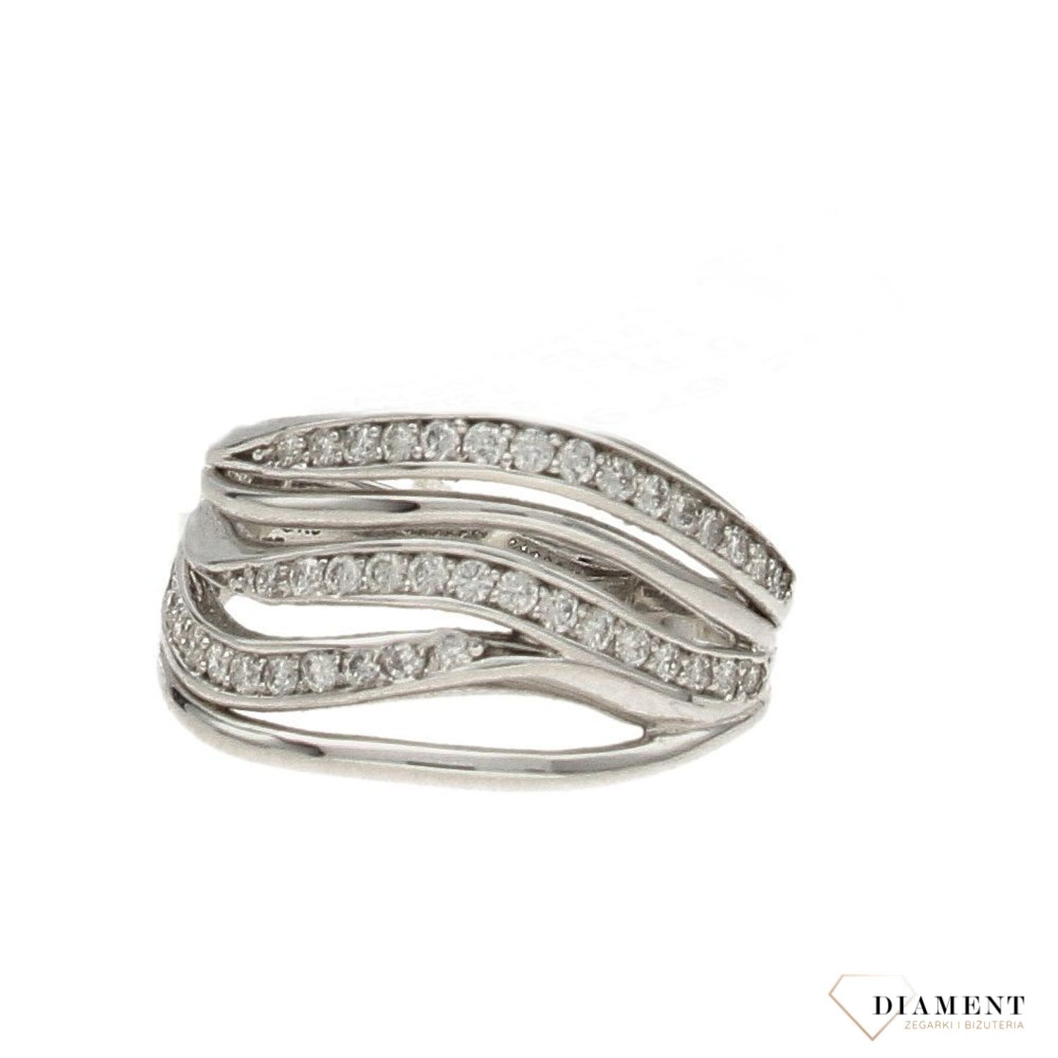 Pierścionek złoty DIAMENT białe złoto i diament HSI2 0,44ct44.jpg