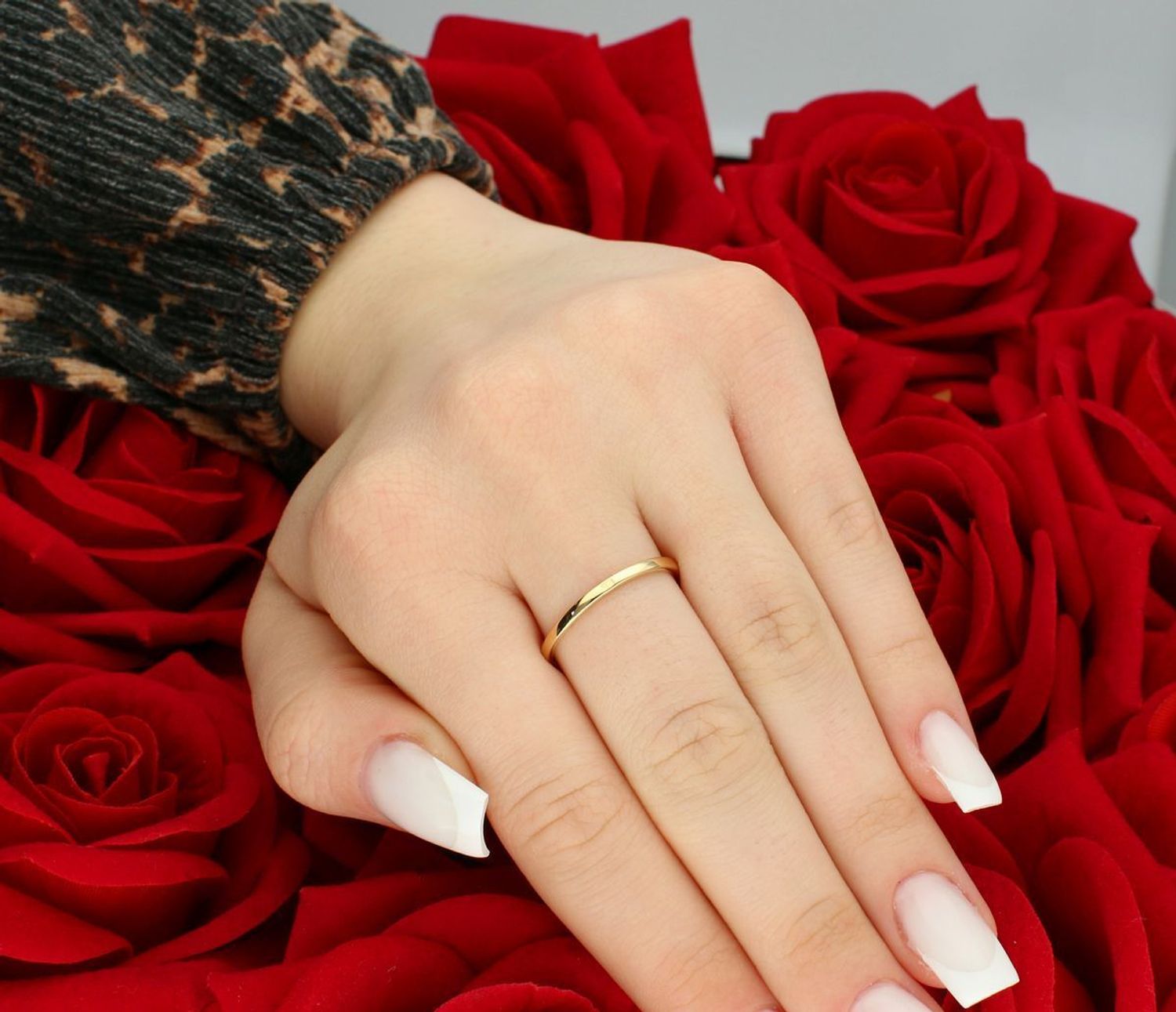 Pierścionek złoty DIAMENT 585, 'Przeplatane uczucia' rozmiar 19 Au.jpg