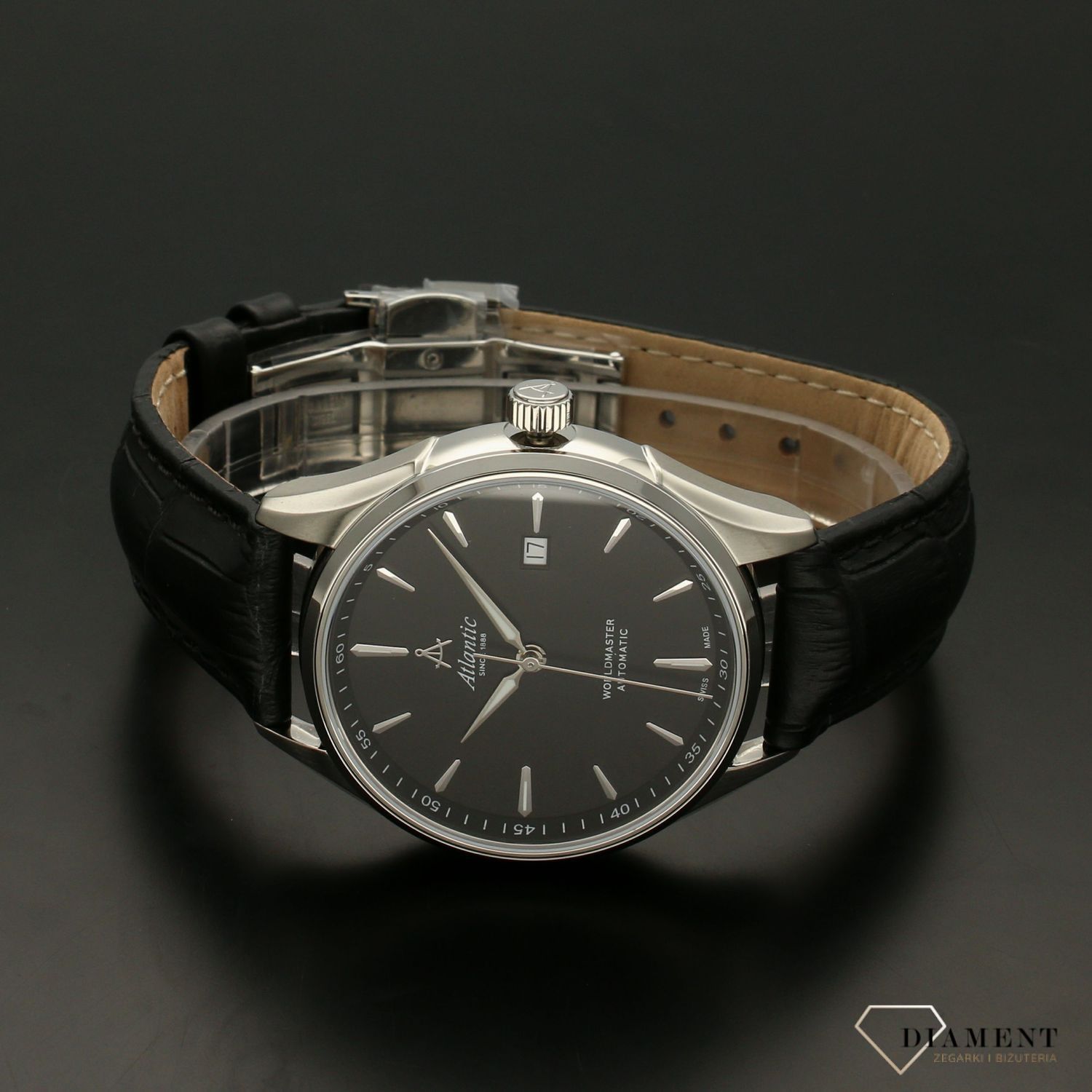 Zegarek męski Atlantic Worldmaster 52759.41.61S 'Czarny automat'.jpg