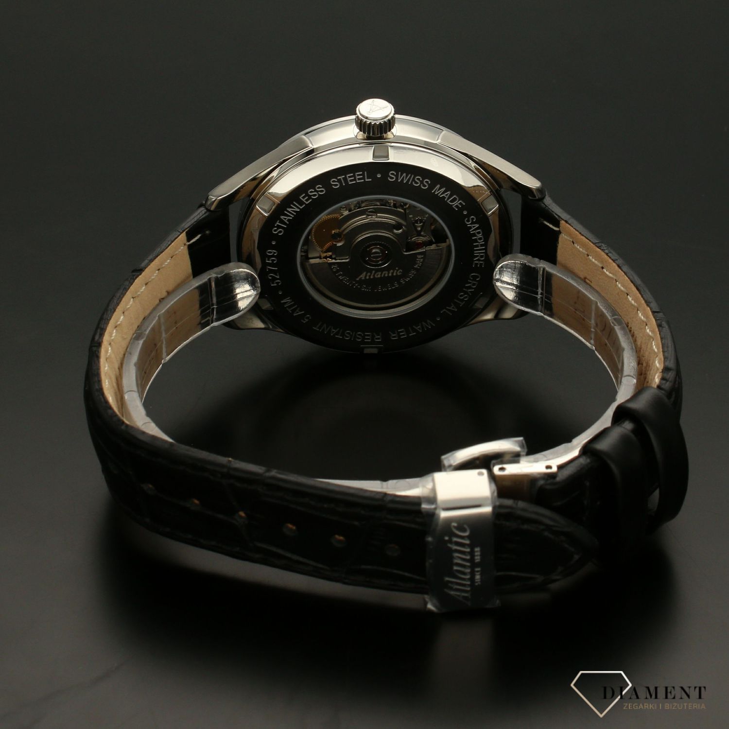 Zegarek męski Atlantic Worldmaster 52759.41.61S 'Czarny automat'.jpg