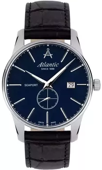 Zegarek Atlantic Classic Sapphire Seaport męski 56352.41.51 wyposażony jest w kwarcowy mechanizm, zasilany za pomocą baterii. Posiada bardzo wysoką dokładność mierzenia czasu 0 sekund w przeciągu 30 dni.1.webp