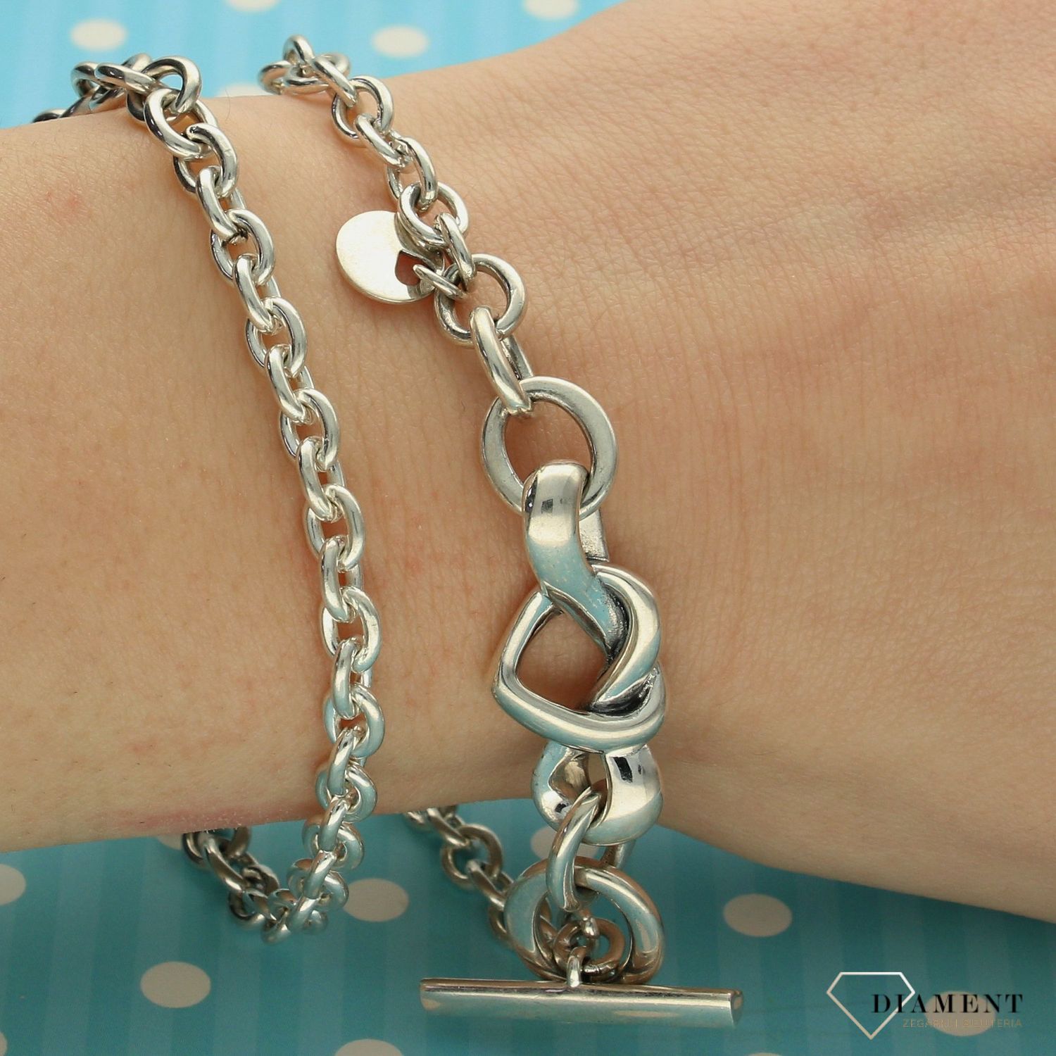 Bransoletka srebrna z sercem DIA-BRA-1873-925 (1).jpg