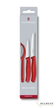 Zestaw noży do warzyw i owoców Swiss Classic z obieraczką czerwony 6.7111.31v.jpg