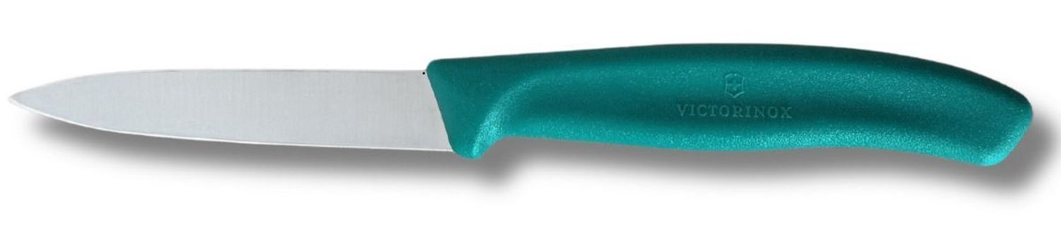 Nóż do warzyw i owoców Swiss Classic z ostro zakończonym ostrzem ze stali nierdzewnej i gładką krawędzią. Ergonomiczna rękojeść, szwajcarska jakość, możliwość mycia w zmywarce.1.jpg