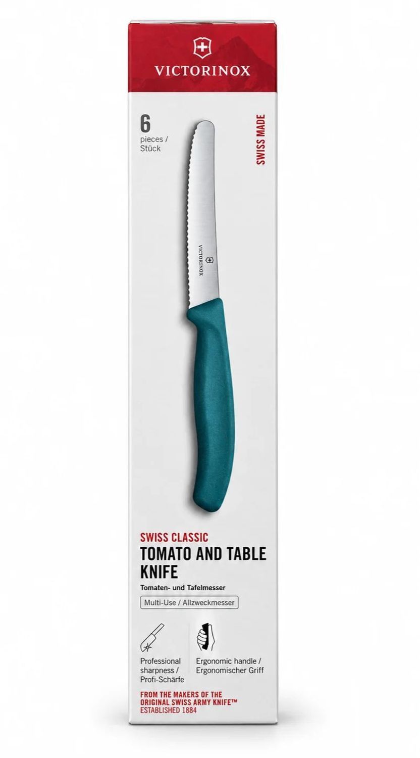 Victorinox Swiss Classic – Zestaw 6 Noży Stołowych do Pomidorów 11 cm  Ząbkowane Ostrza  Swiss Made (3).jpg