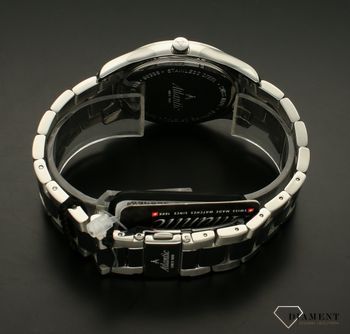 Zegarek męski Atlantic Classic Sapphire na bransolecie 60335.41.59 wyposażony jest w kwarcowy mechanizm, zasilany za pomocą baterii. Posiada bardzo wysoką dokładność mierzenia czasu +- 10 sekund w przeciągu 30 dni. Zegarek i.jpg