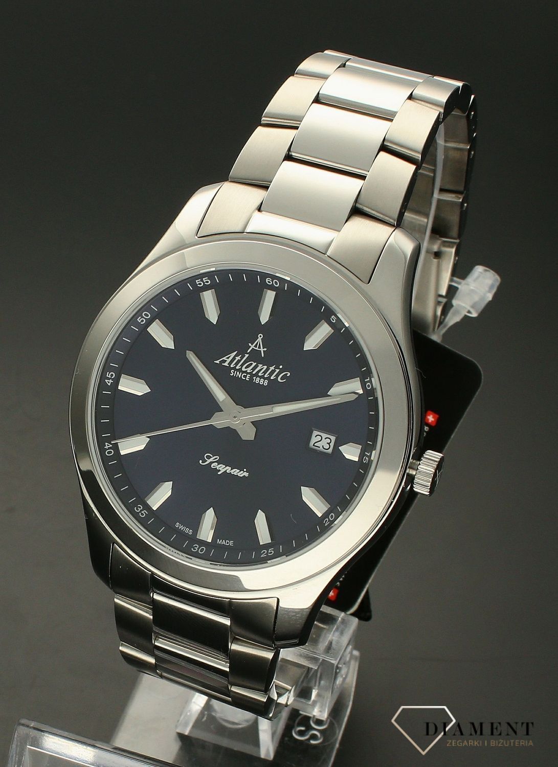 Zegarek męski Atlantic Classic Sapphire na bransolecie 60335.41.59.jpg