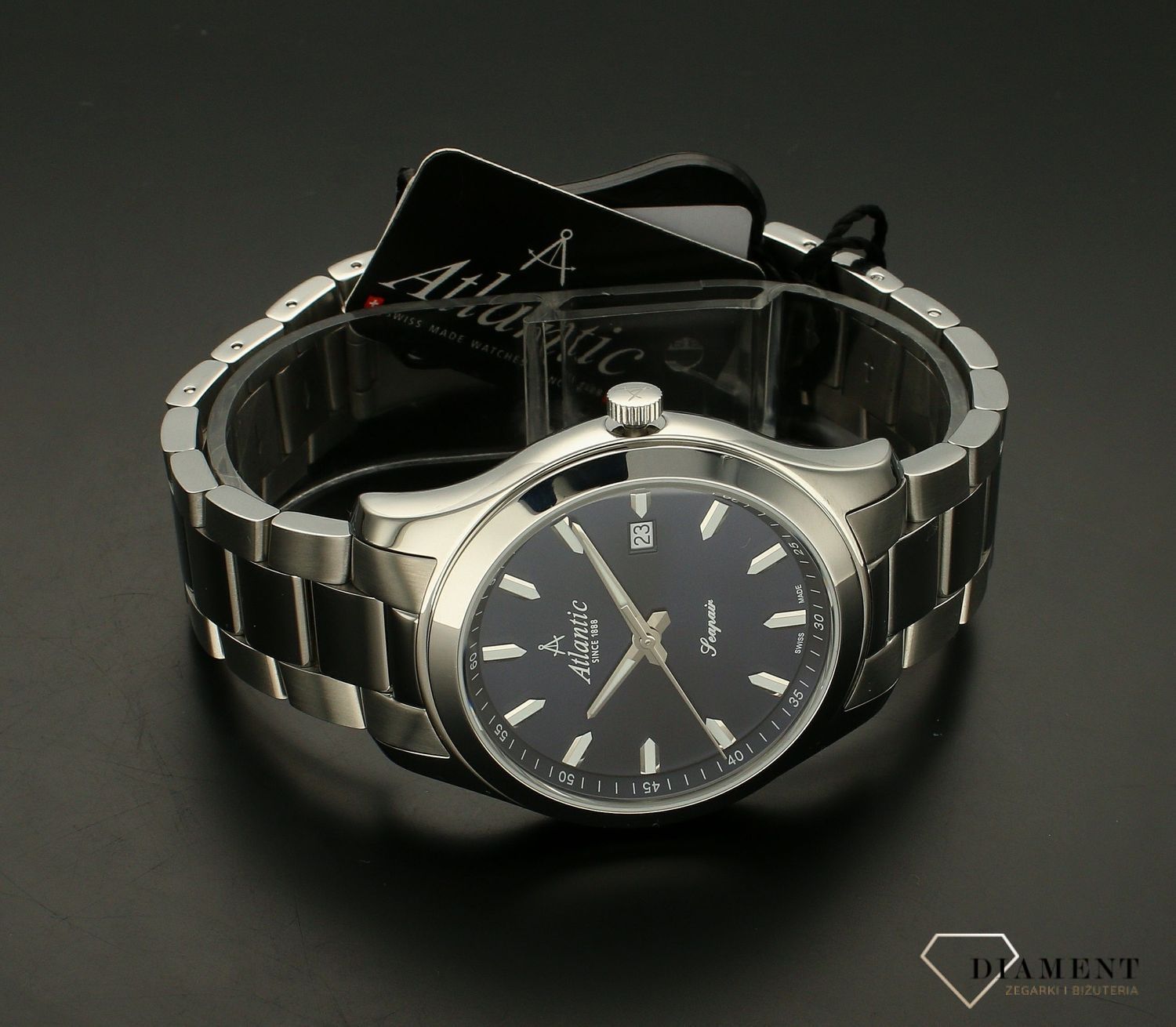 Zegarek męski Atlantic Classic Sapphire na bransolecie 60335.41.59.jpg