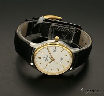 Zegarek męski na pasku Atlantic Seabase 60343.43.21 to niezwykle elegancki zegarek o wyprofilowaych bokach koperty i eleganckim skórzanym pasku. Męski zegarek elegancki dla mężczyzny. Idealny zegarek na prezent (5).jpg