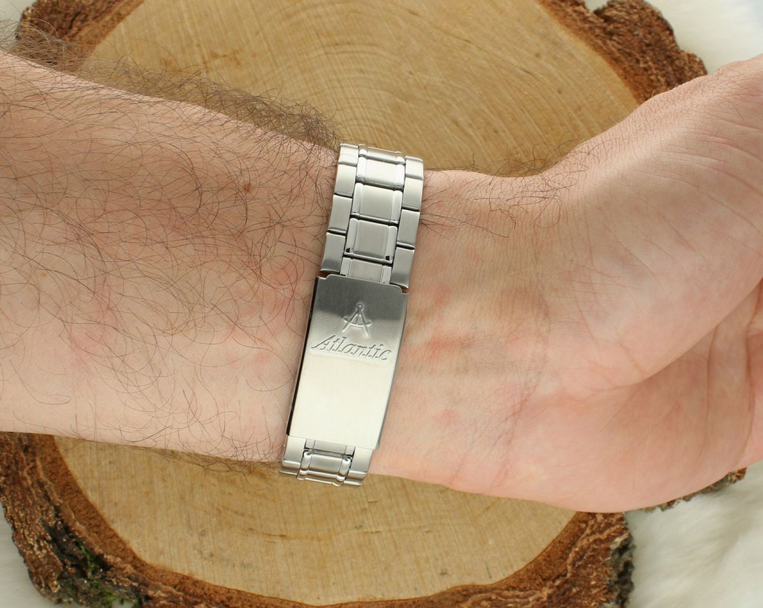 Zegarek męski Atlantic Seabase 60348.41.61. Zegarek męski klasyczny. Szwajcarski zegarek męski. Męski zegarek na prezent. Męski zegarek z czarną tarczą. POmysł na prezent..jpg