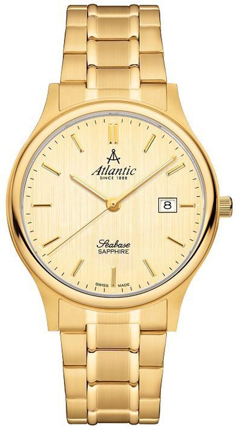 Zegarek Atlantic Classic Sapphire 60348.45.31 męski zegarek Swiss Made złoty.jpg
