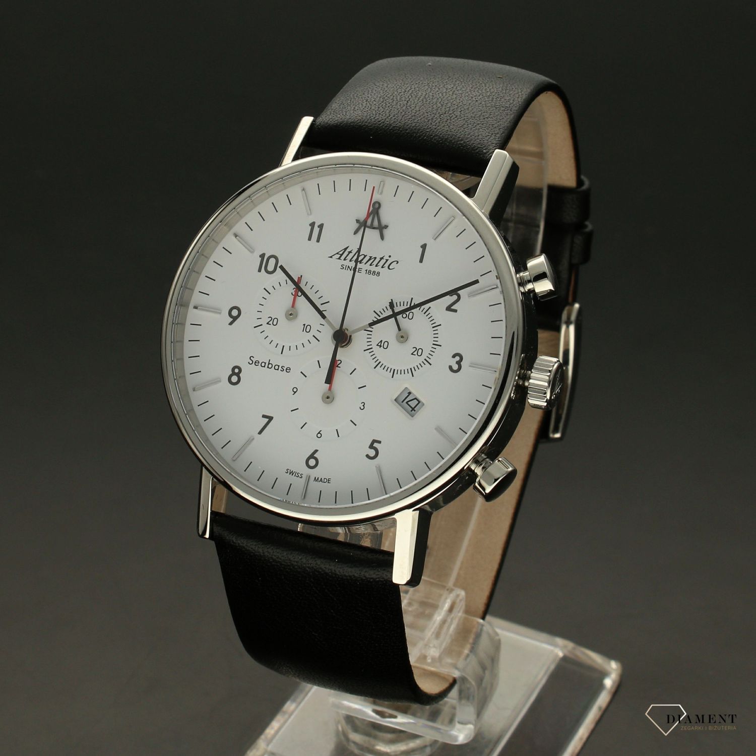 Zegarek męski Atlantic '' Seabase White Chrono ''  60452.41.15.jpg