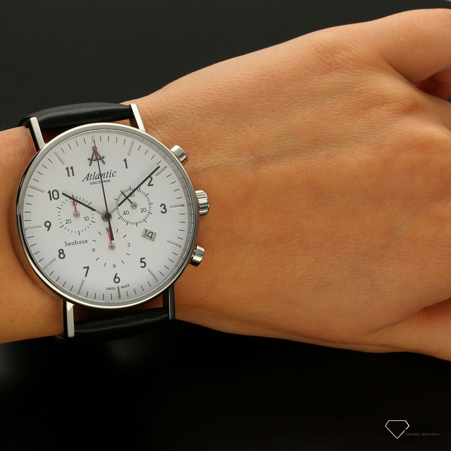 Zegarek męski Atlantic '' Seabase White Chrono ''  60452.41.15.jpg
