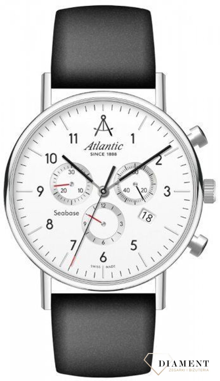 Zegarek męski Atlantic '' Seabase White Chrono ''  60452.41.15.jpg