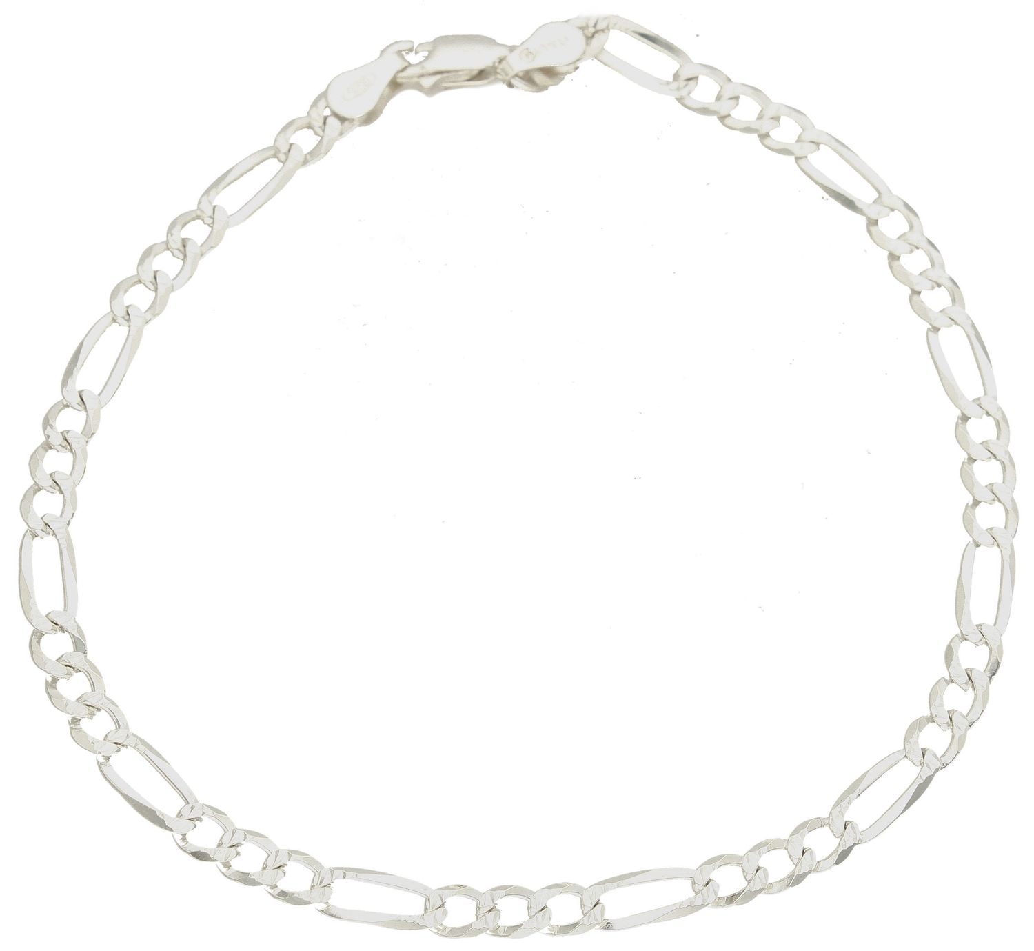 Bransoleta srebra 925 Figaro 0,4 mm 607148.jpg