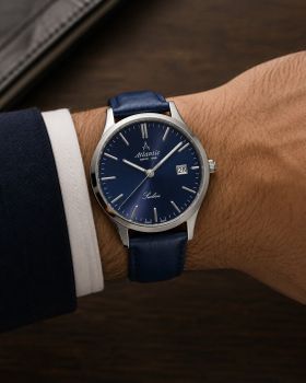 Zegarek Męski Atlantic Sealine 62341.41.51 – Niebieska Tarcza, Skórzany Pasek, Szafirowe Szkło blue.jpg