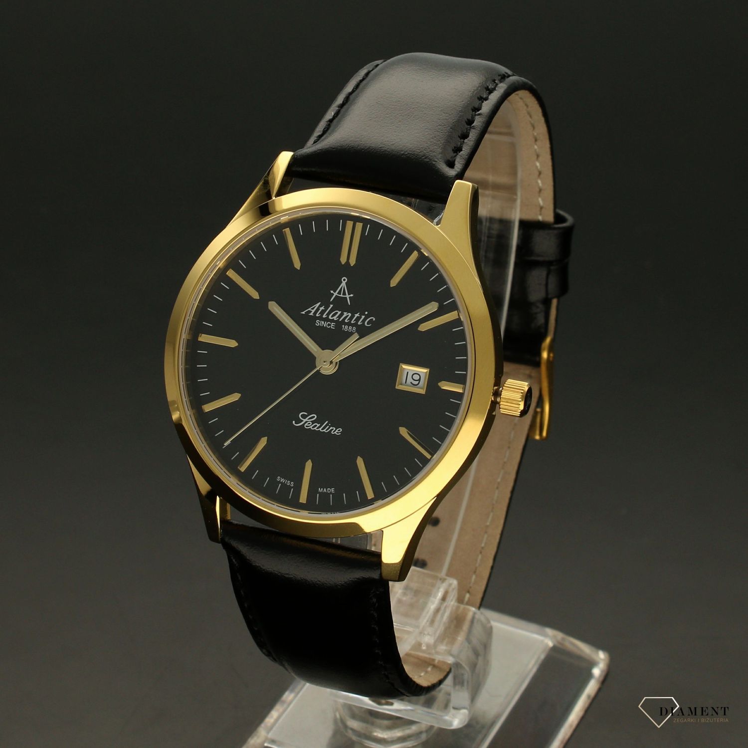 Zegarek męski Atlantic '' Czarne złoto '' 62341.45.61.jpg