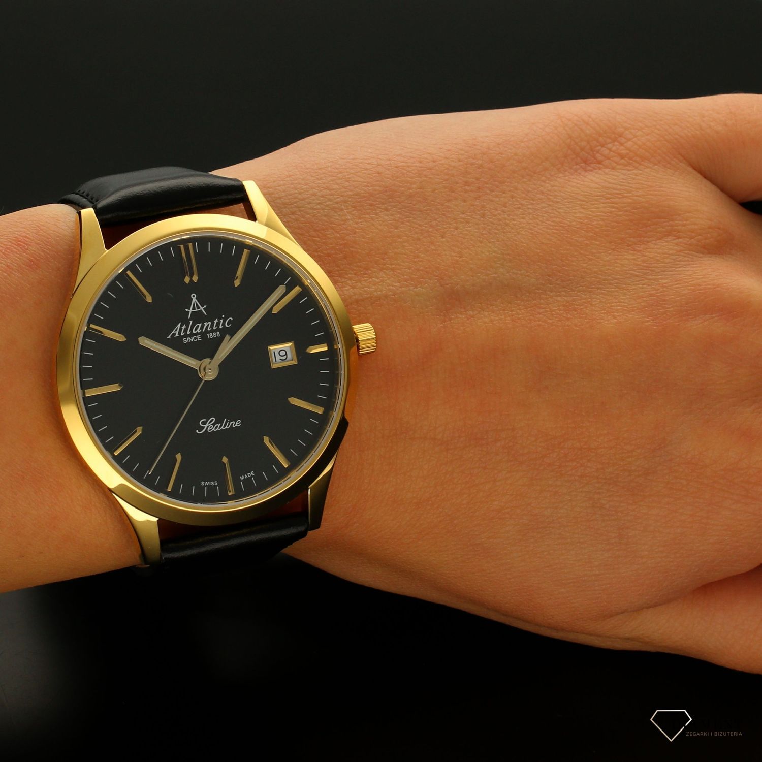 Zegarek męski Atlantic '' Czarne złoto '' 62341.45.61.jpg