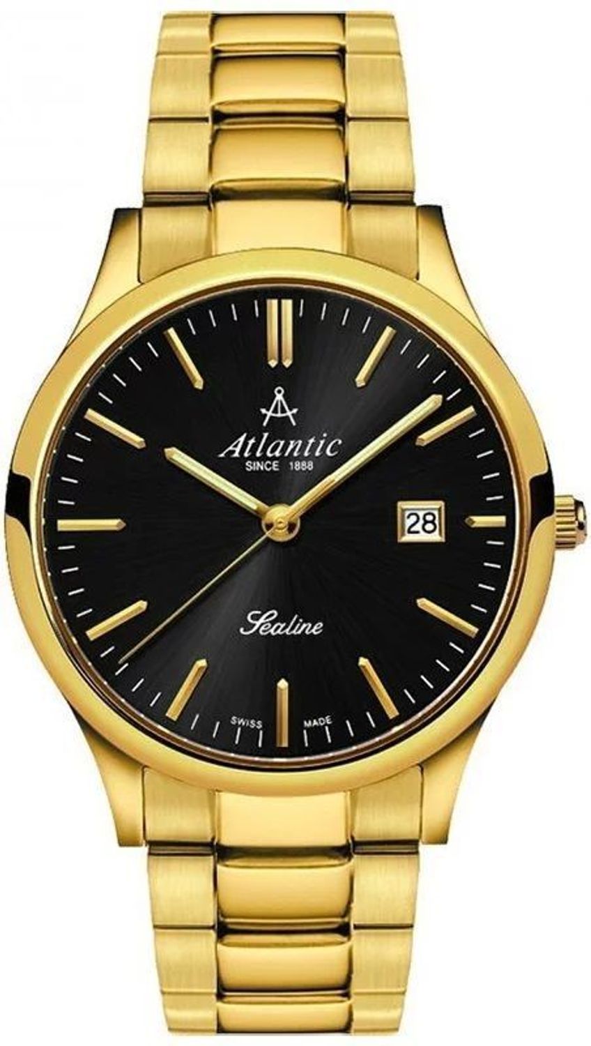 Zegarek męski Atlantic Sapphire na bransolecie w złotym kolorze 62346.45.61.jpg