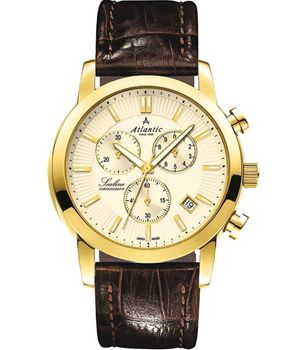 Zegarek męski Atlantic Sealine Gents Chrono 62450.45.31 Swiss Made – chronograf, złota koperta PVD, szafirv ..jpg