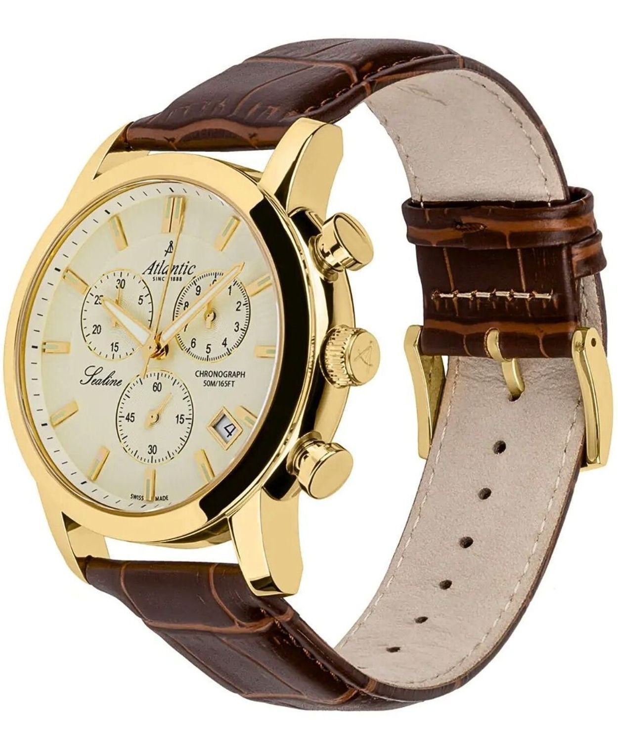 Zegarek męski Atlantic Sealine Gents Chrono 62450.45.31 Swiss Made – chronograf, złota koperta PVD, szafirv ..jpg