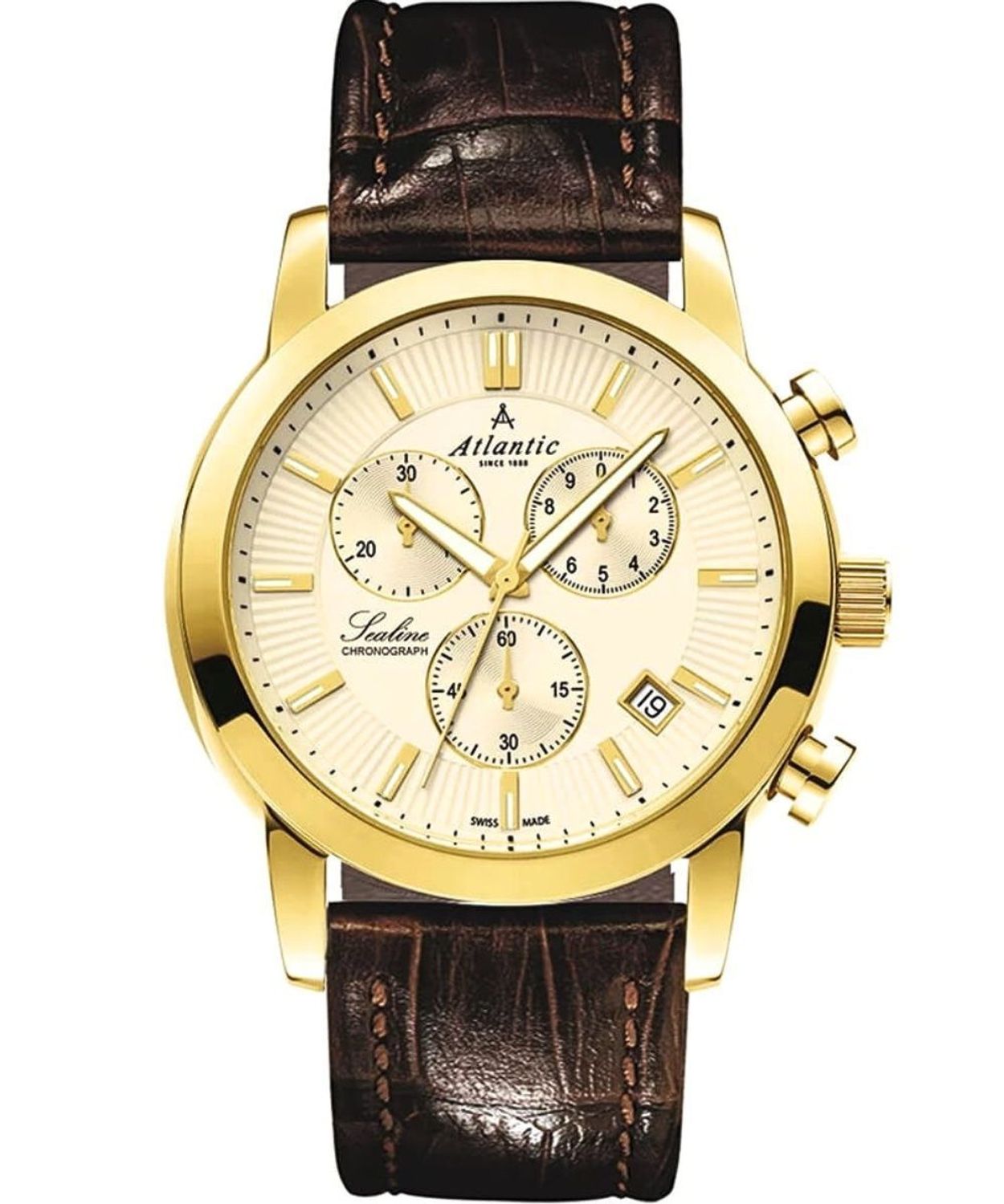 Zegarek męski Atlantic Sealine Gents Chrono 62450.45.31 Swiss Made – chronograf, złota koperta PVD, szafirv ..jpg