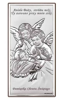 Srebrny obrazek Pamiątka Chrztu Świętego- Aniołki 6468S2dfdf.jpg