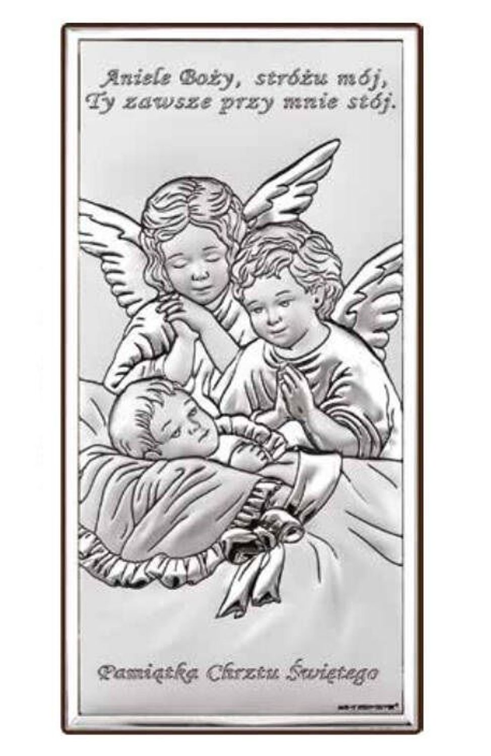Srebrny obrazek Pamiątka Chrztu Świętego- Aniołki 6468S2dfdf.jpg