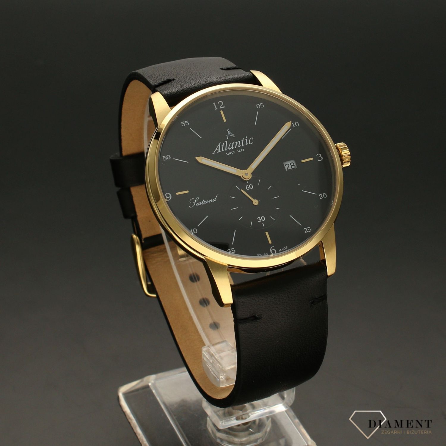 Zegarek męski Atlantic Seatrend ' Black&gold' 65353.45.65.jpg