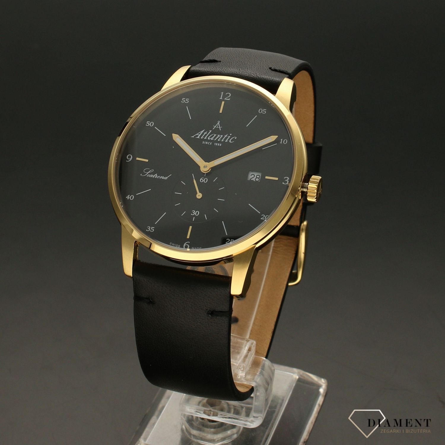 Zegarek męski Atlantic Seatrend ' Black&gold' 65353.45.65.jpg
