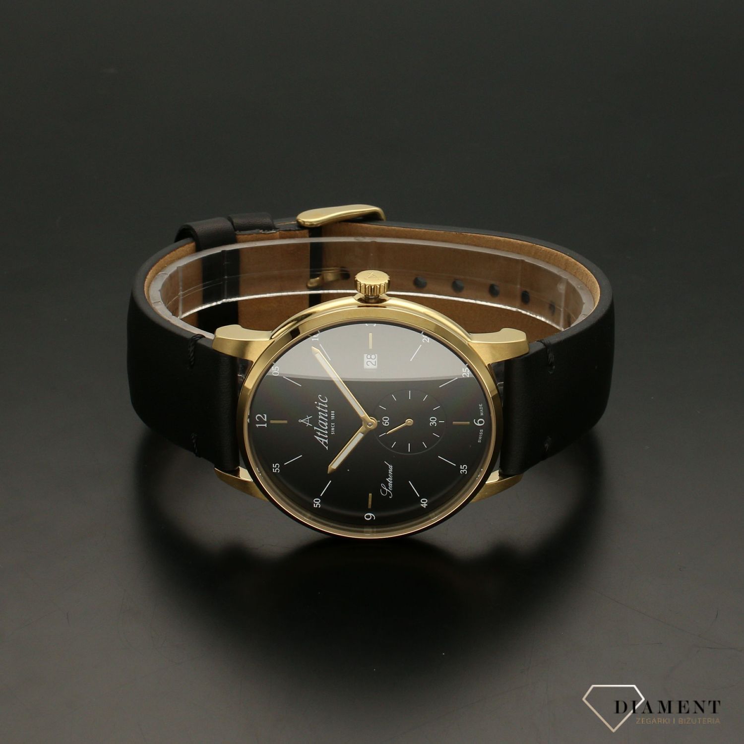 Zegarek męski Atlantic Seatrend ' Black&gold' 65353.45.65.jpg