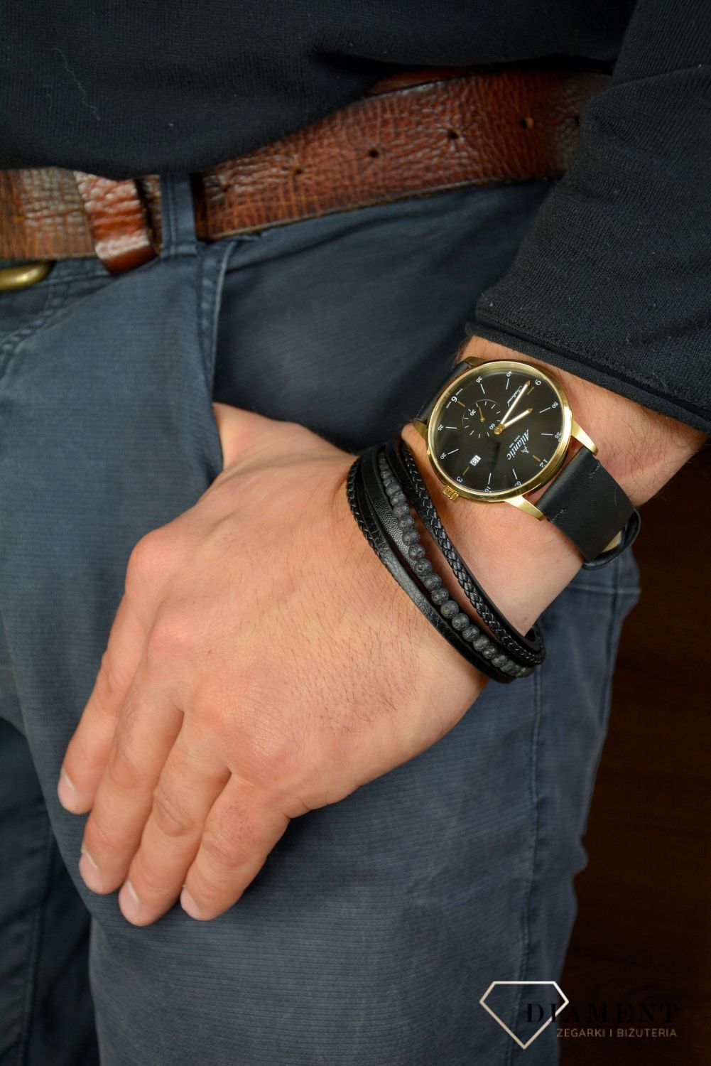 Zegarek męski Atlantic Seatrend ' Black&gold' 65353.45.65.jpg