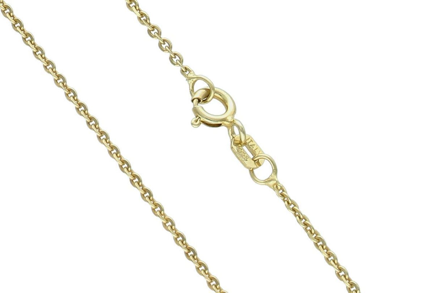 Łańcuszek damski srebrny pozłacany 676731 ze splotem ankier. Próba 925, długość 42 cm, waga 2,00 g. Klasyczna i elegancka biżuteria z zapięciem na karabińczyk.1.jpg