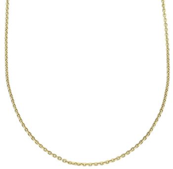 Łańcuszek damski srebrny pozłacany 676731 ze splotem ankier. Próba 925, długość 42 cm, waga 2,00 g. Klasyczna i elegancka biżuteria z zapięciem na karabińczyk.1.jpg