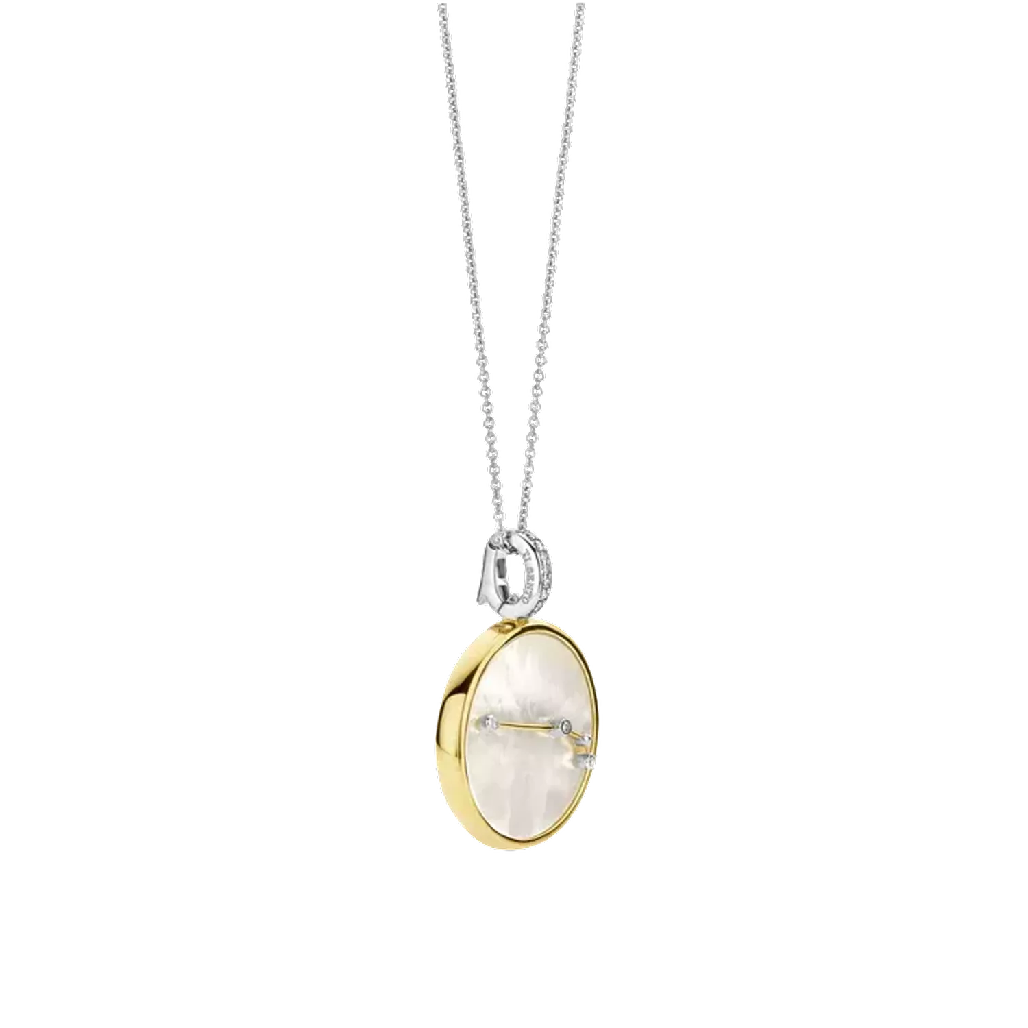 Naszyjnik srebrny pokryty złotem TI SENTO Konstelacja znaku zodiaku Baran 6826AR Srebrny wisiorek z zodiakiem TI SENTO 6826AR przedstawia unikalny znak zodiaku Baran. Wykonany z najwyższej jakości srebra próby 925 pokrytego.webp