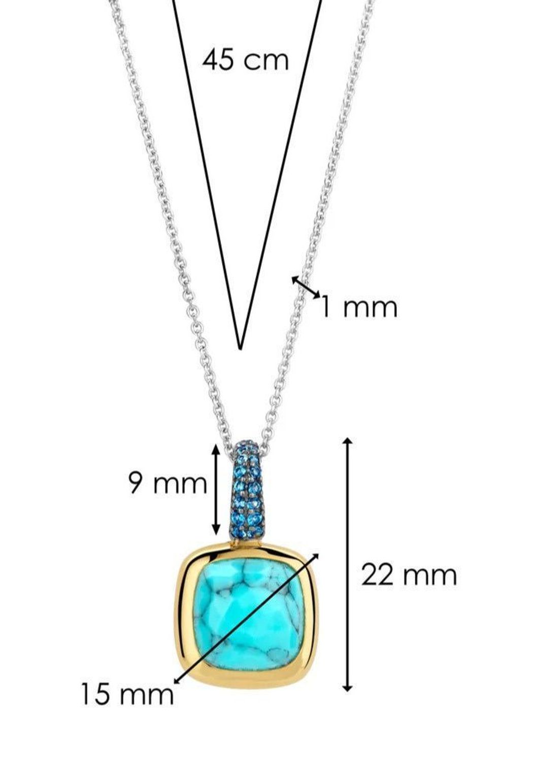 Naszyjnik TI SENTO ze srebra 925 z turkusem i niebieskimi cyrkoniami 45 cm (2).jpg