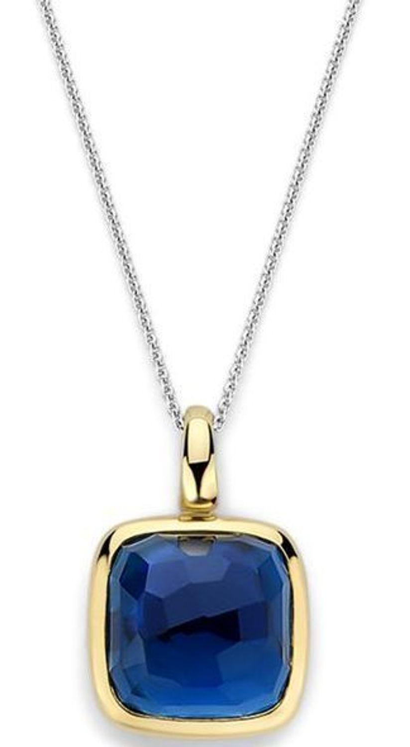 Naszyjnik srebrny TI SENTO 6836DB. Naszyjnik TI SENTO 6836DB to wyrafinowana ozdoba, która doda koloru i elegancji każdej stylizacji. Wykonany z wysokiej jakości srebra próby 925, 1.jpg